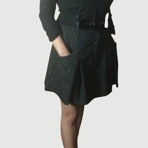 Tweed grey short skirt